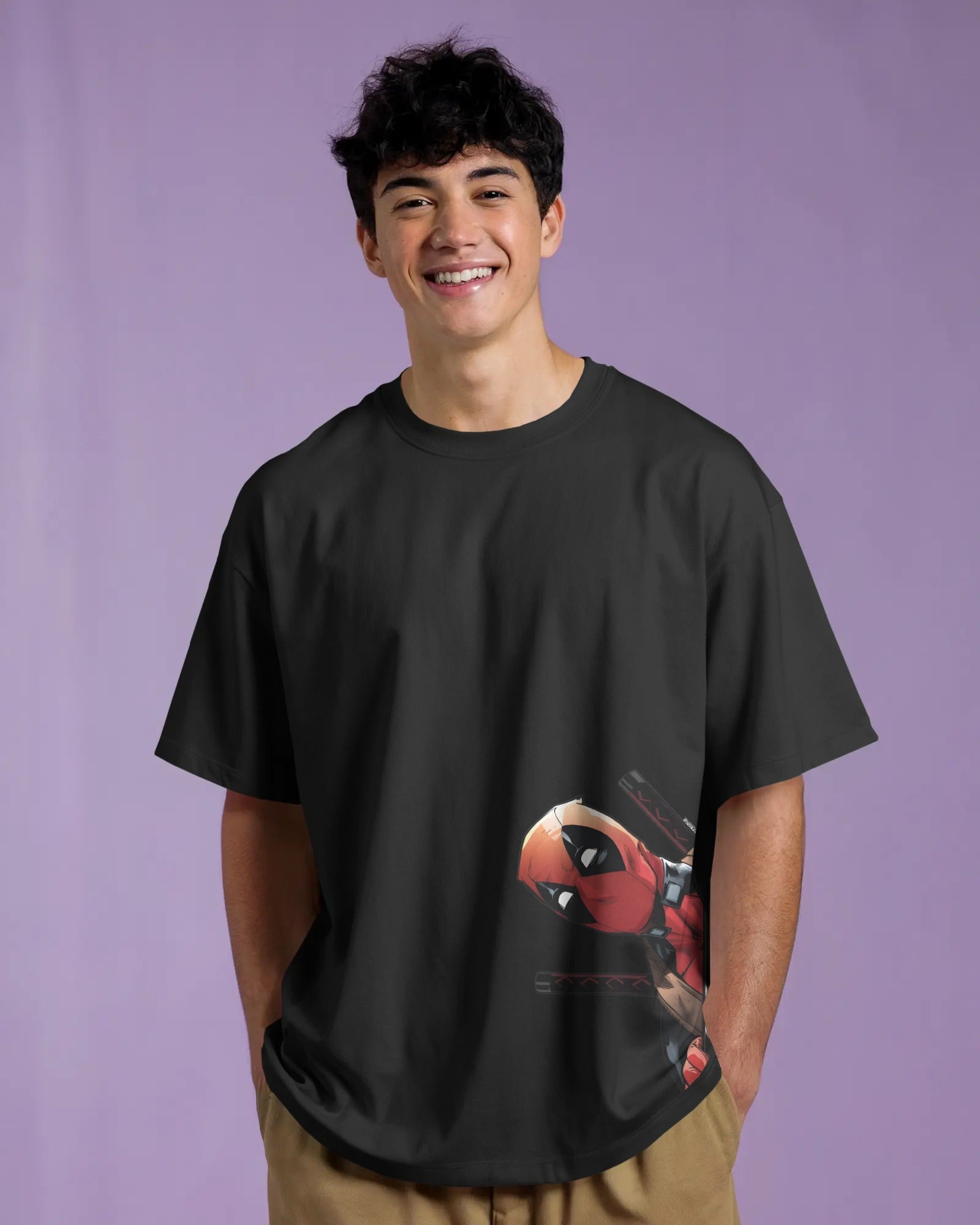 Side Pop Deadpool Tee