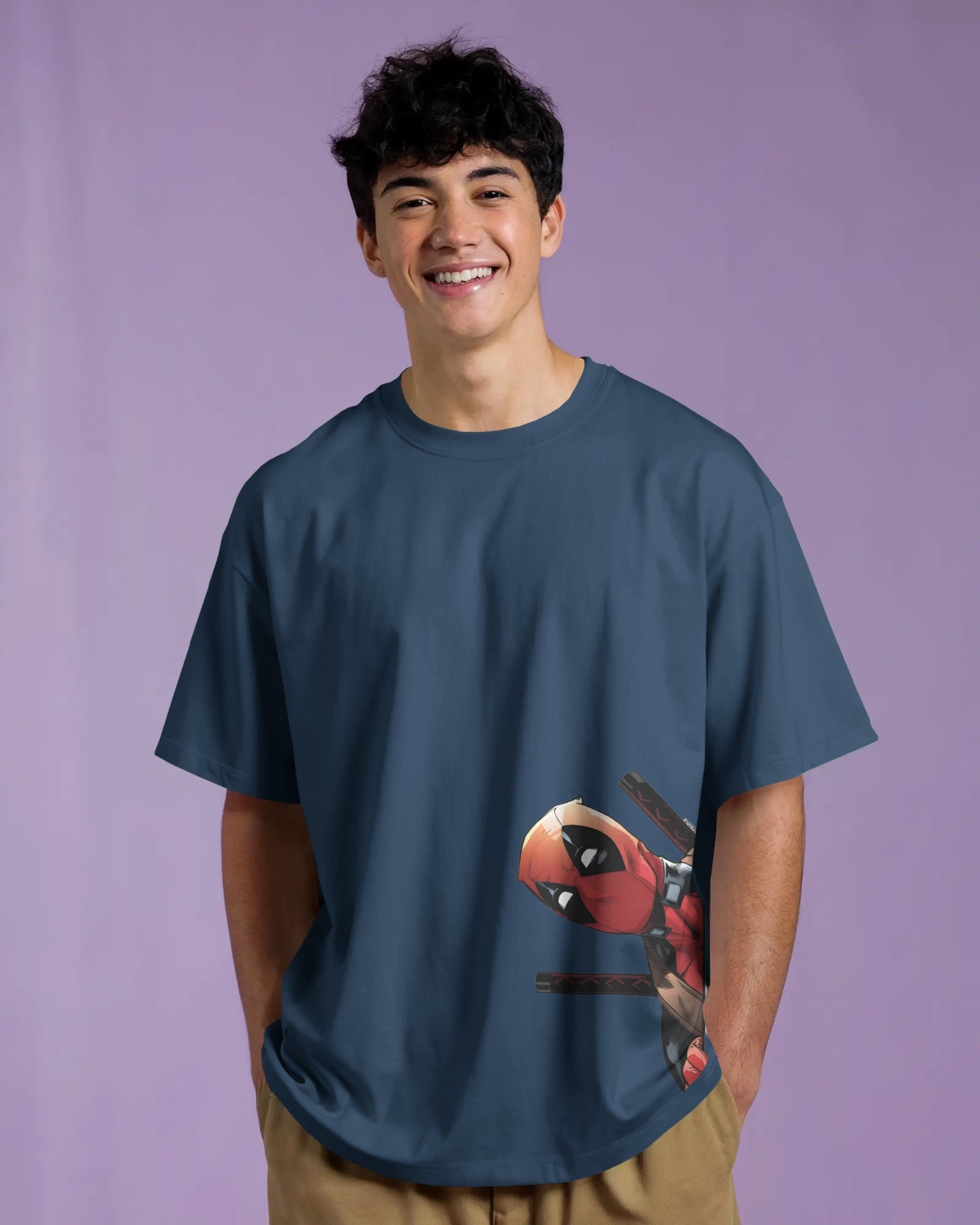 Side Pop Deadpool Tee