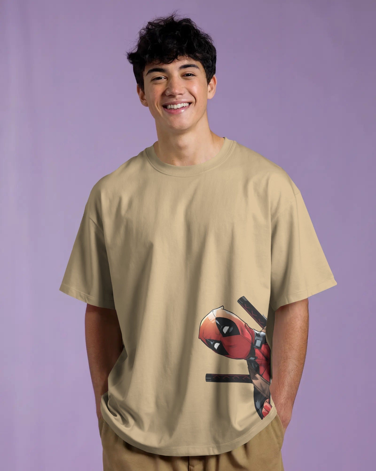 Side Pop Deadpool Tee