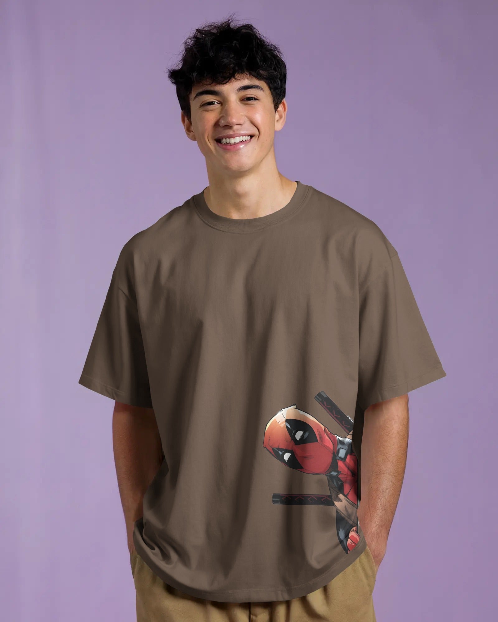 Side Pop Deadpool Tee