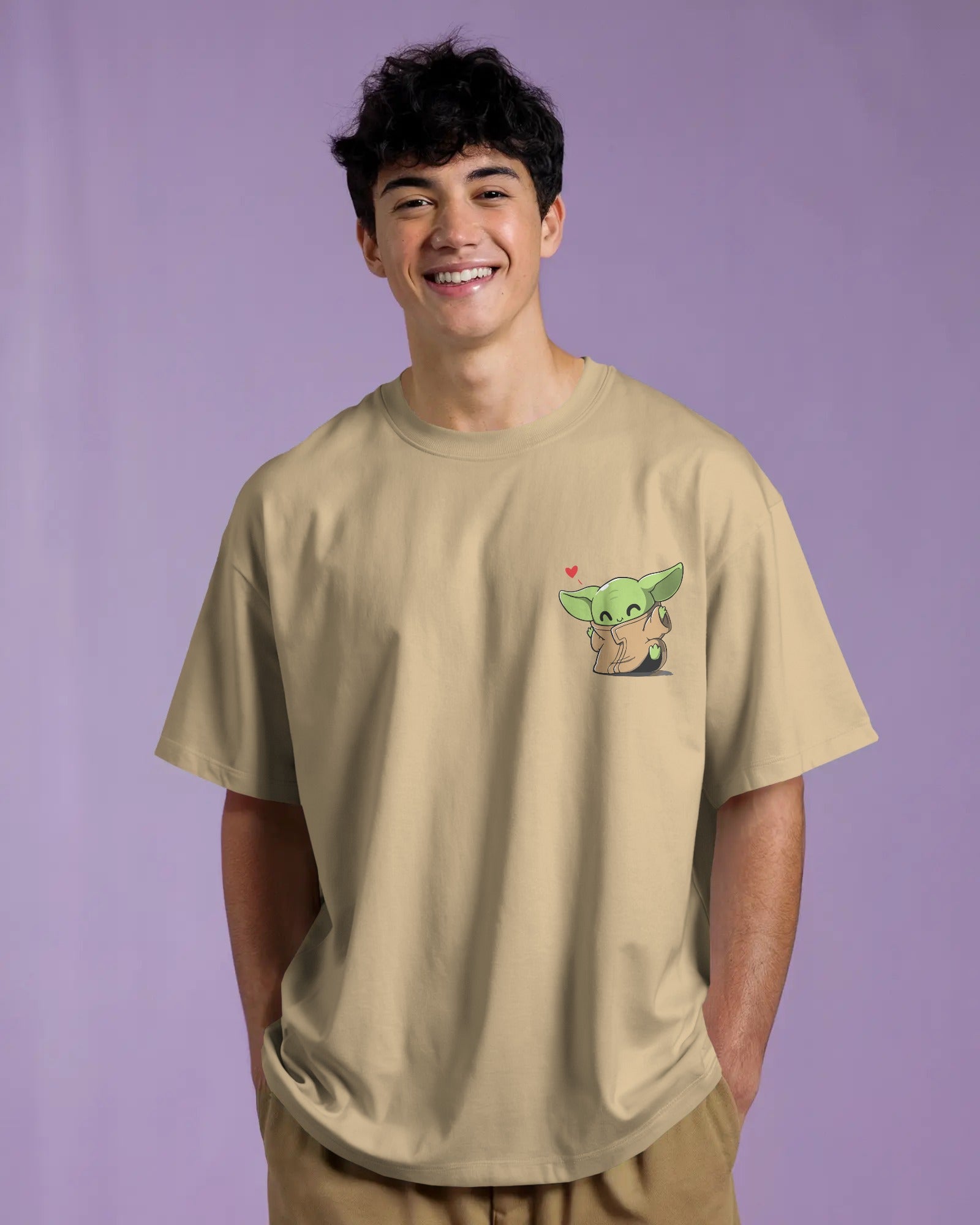 Pocket Yoda Oversized T-Shirt