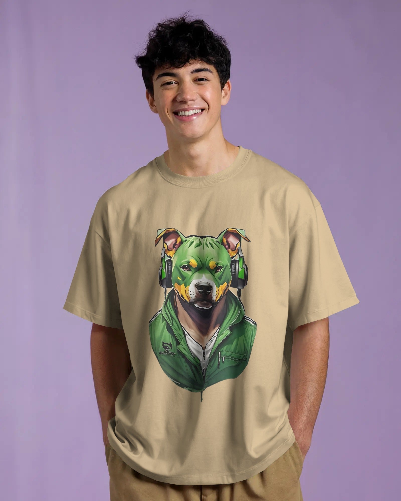 Alpha Beats Oversized Tee