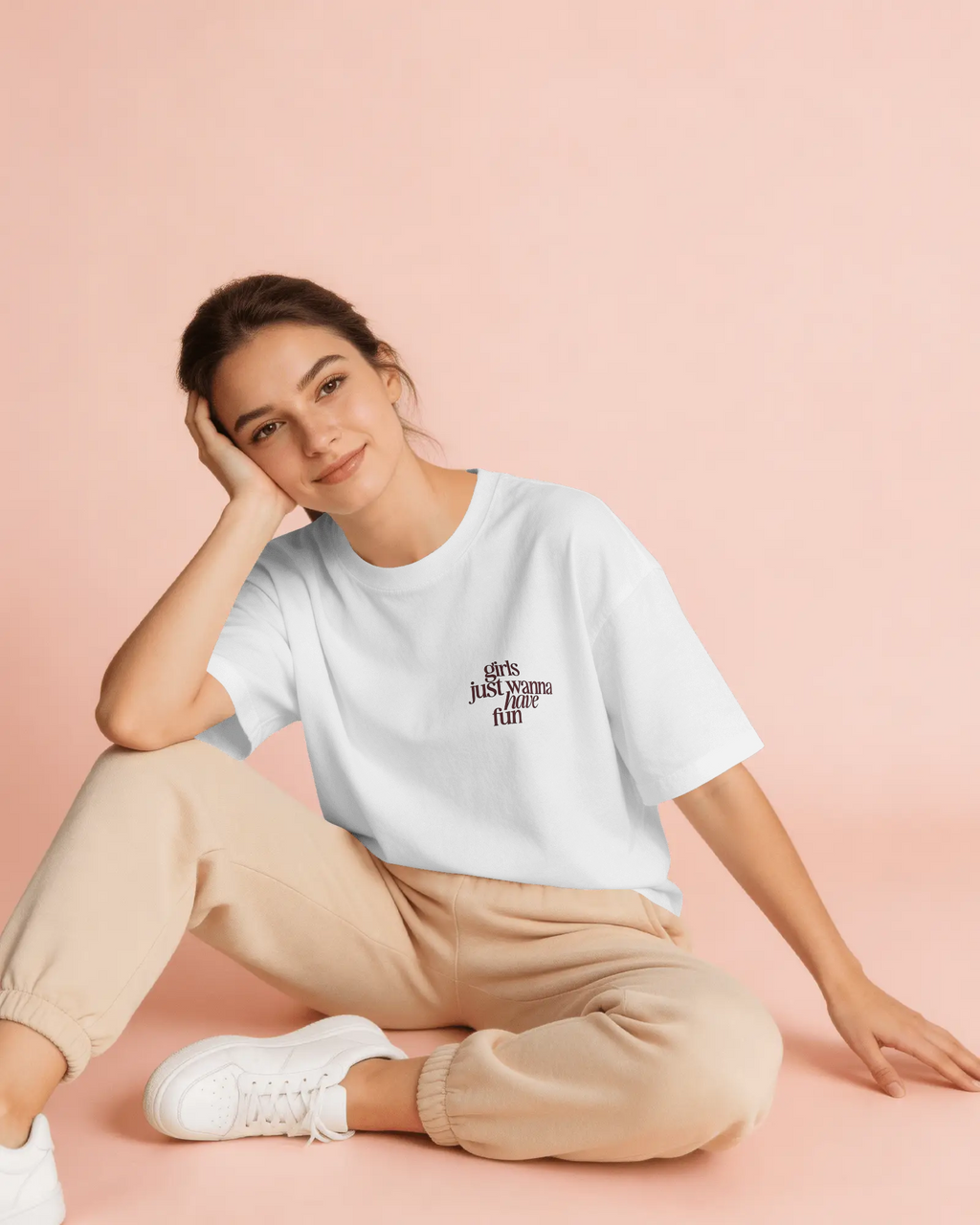 Girls Just Wanna Have Fun Oversized T-Shirt