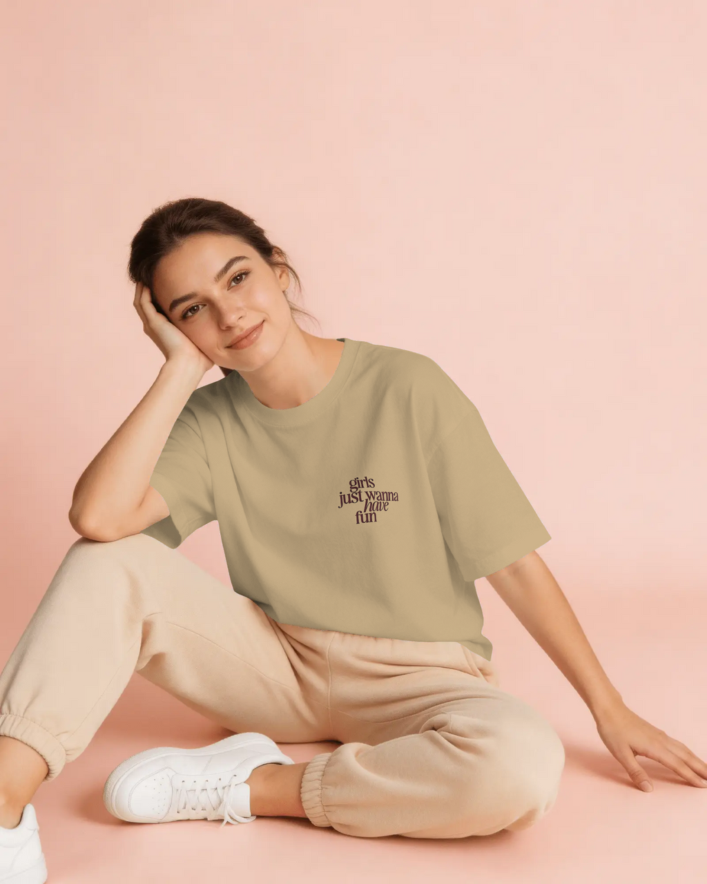 Girls Just Wanna Have Fun Oversized T-Shirt