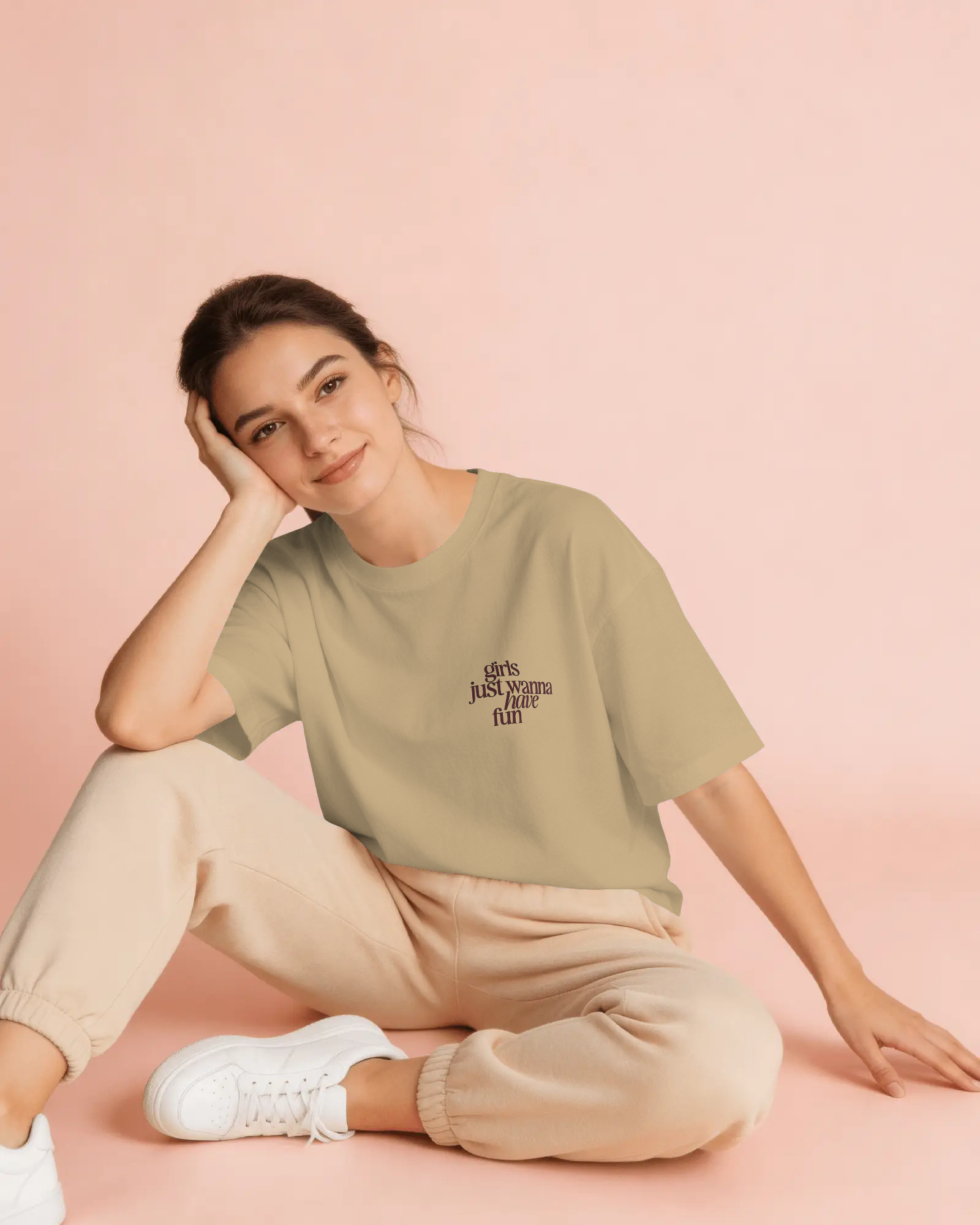 Girls Just Wanna Have Fun Oversized T-Shirt
