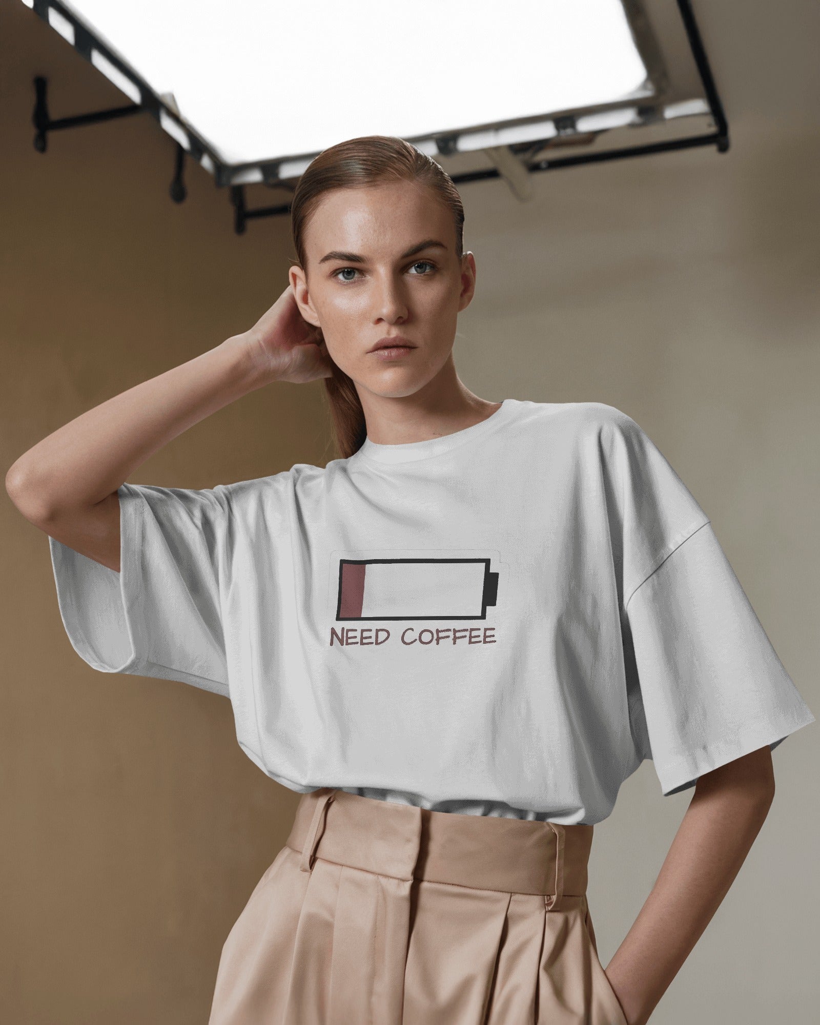 Need Coffee Battery Tee