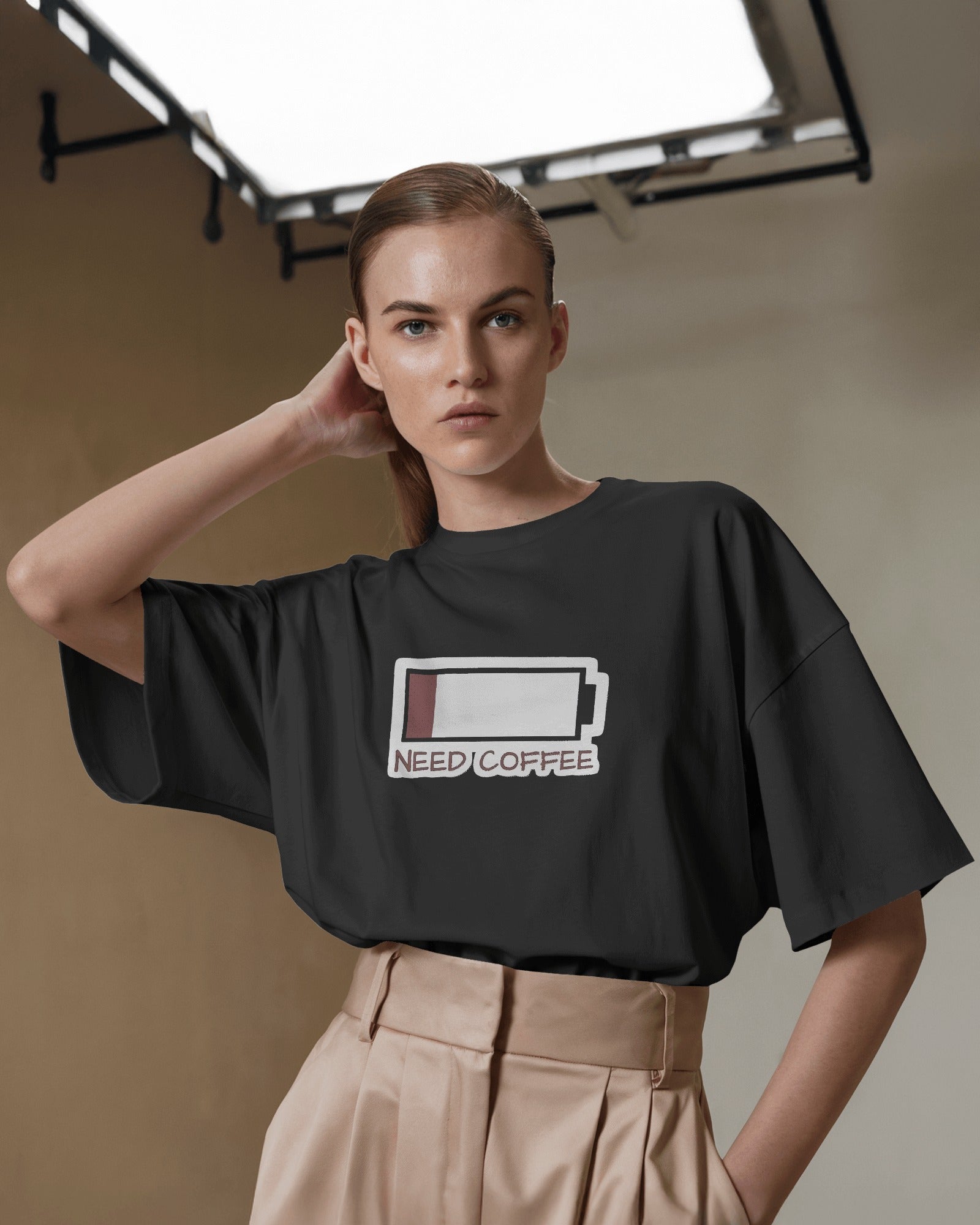 Need Coffee Battery Tee