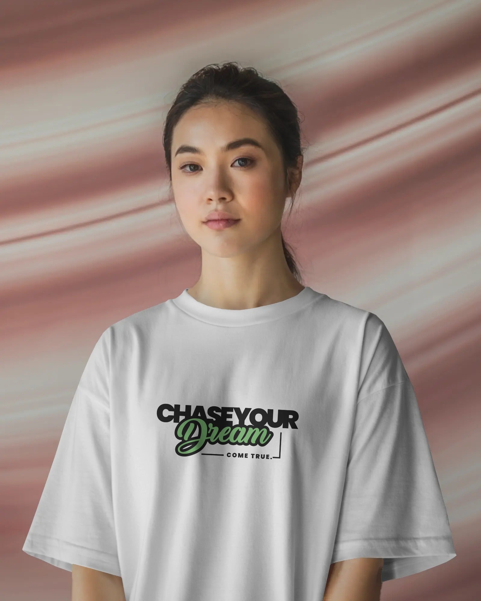 Dream Chaser Motivational Oversized Tee