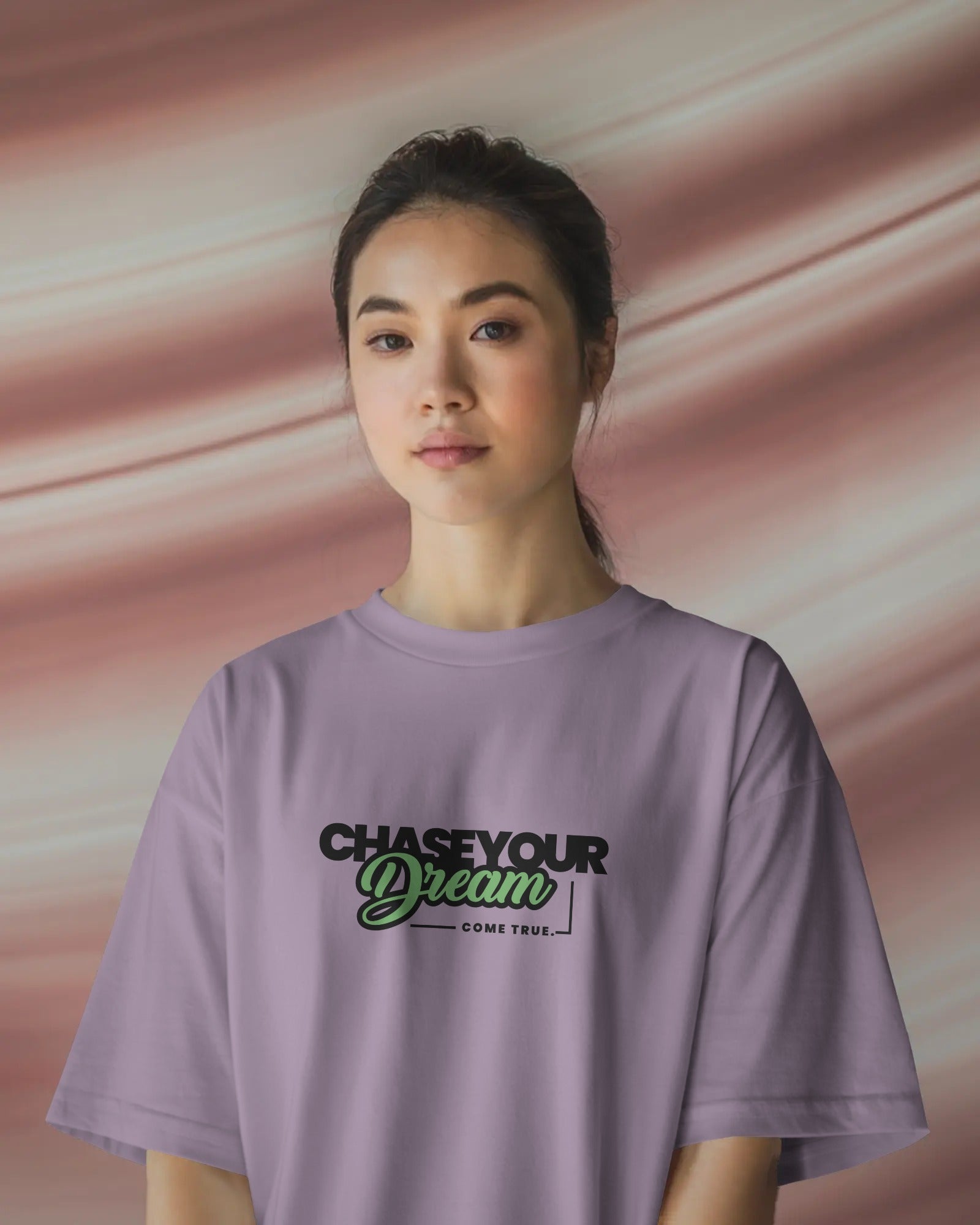 Dream Chaser Motivational Oversized Tee