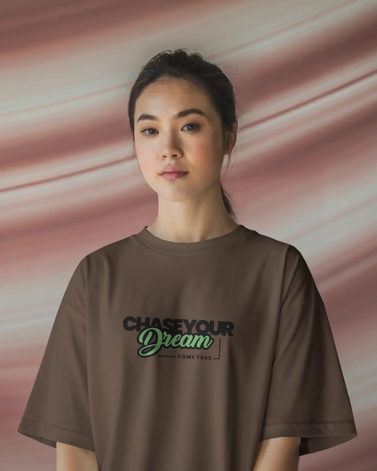 Dream Chaser Motivational Oversized Tee