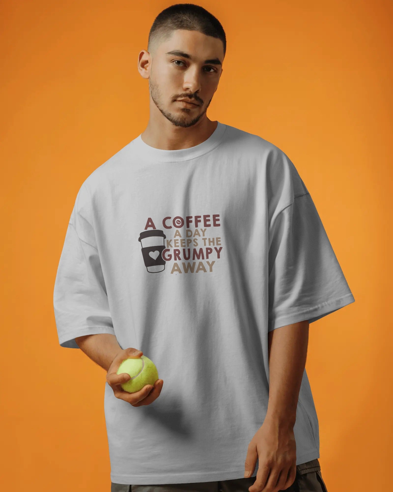 A Coffee a Day Oversized T-Shirt