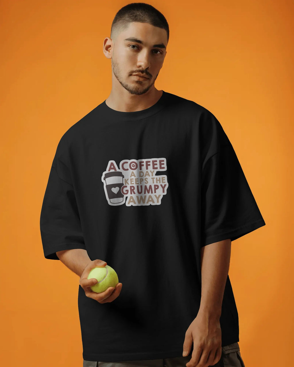 A Coffee a Day Oversized T-Shirt