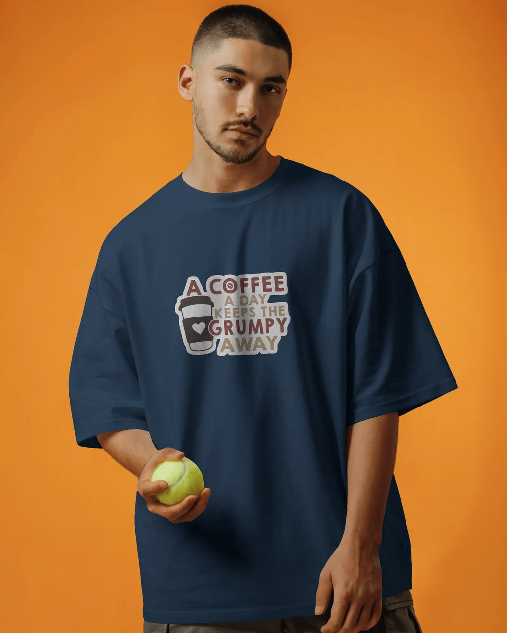 A Coffee a Day Oversized T-Shirt