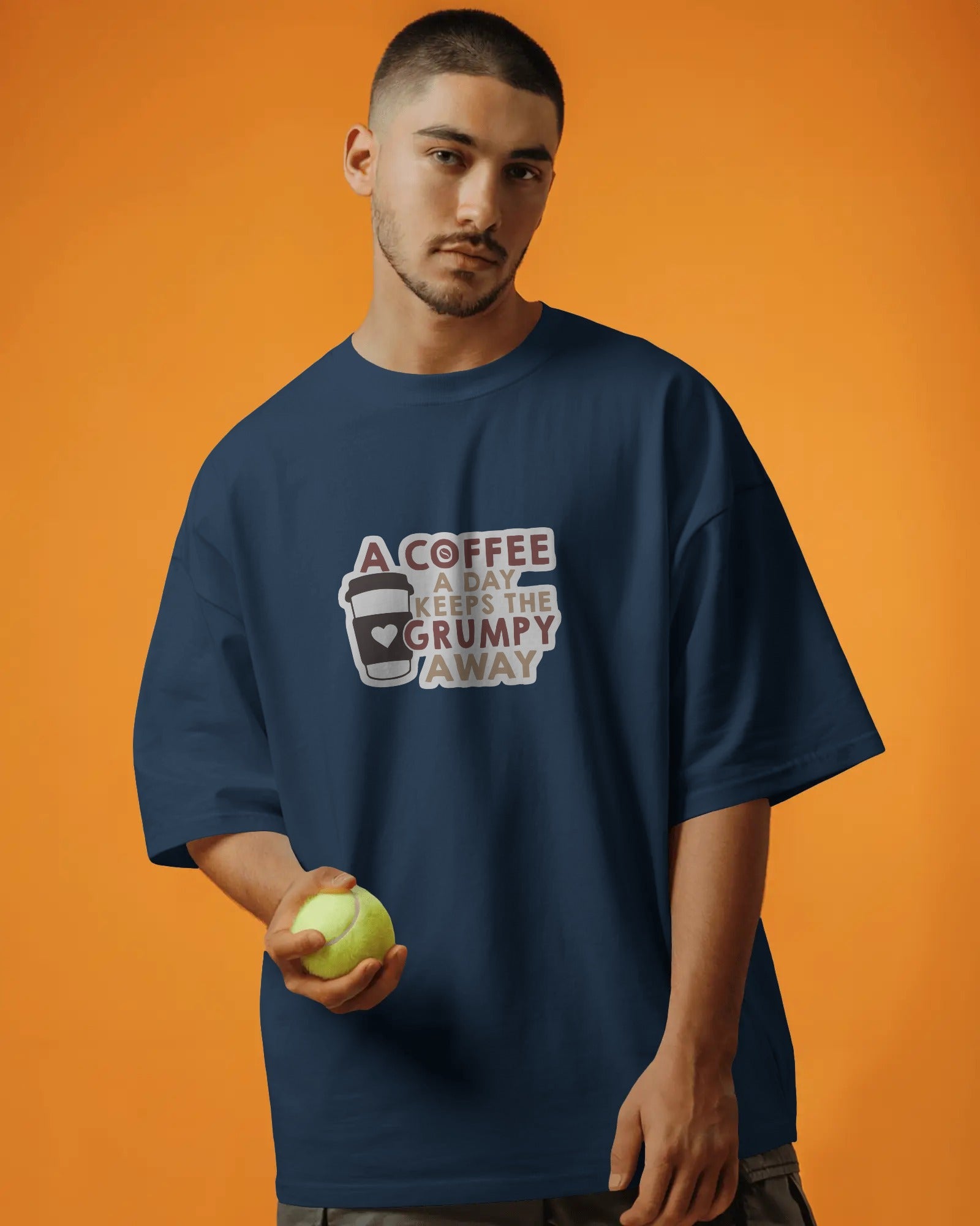 A Coffee a Day Oversized T-Shirt