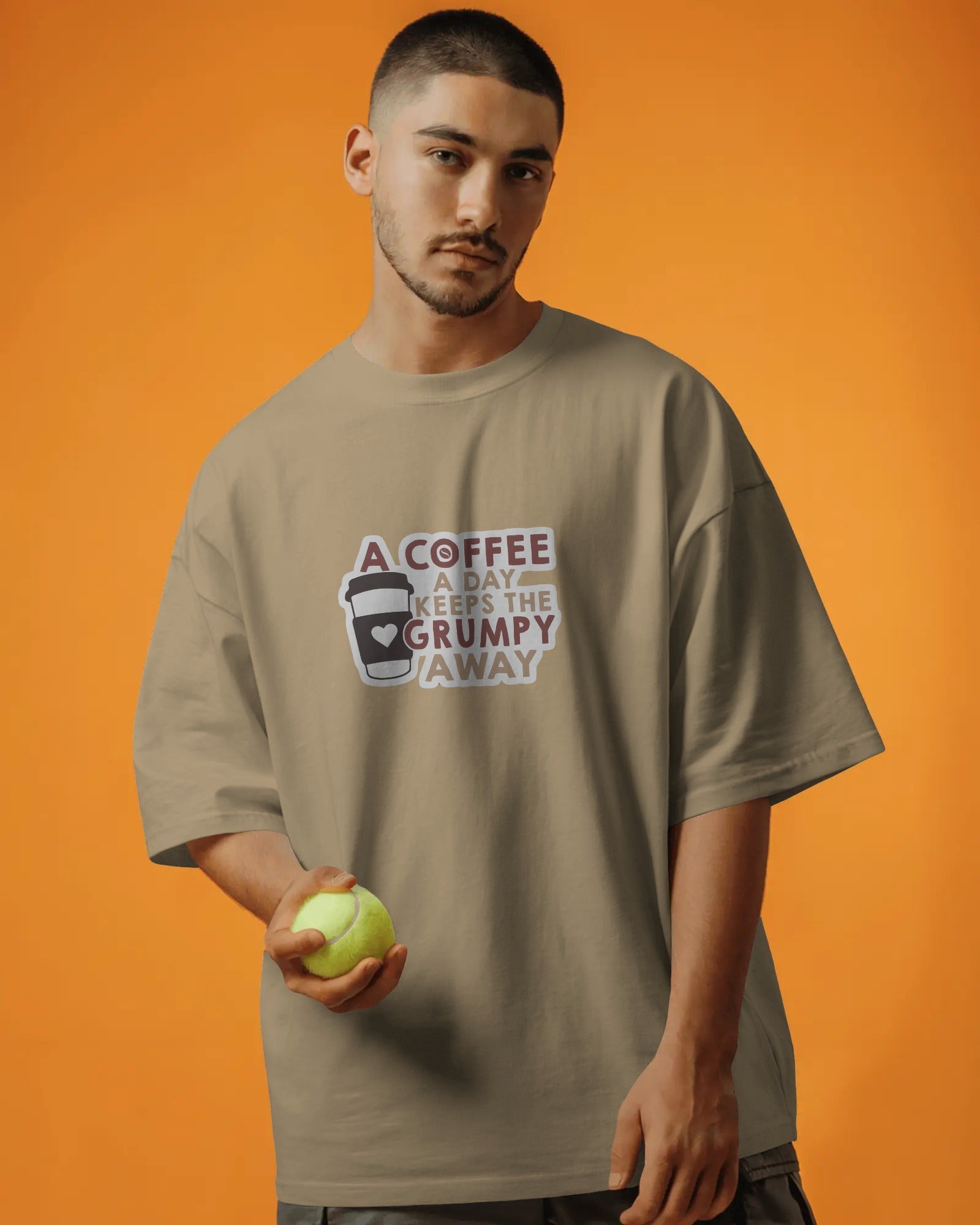 A Coffee a Day Oversized T-Shirt