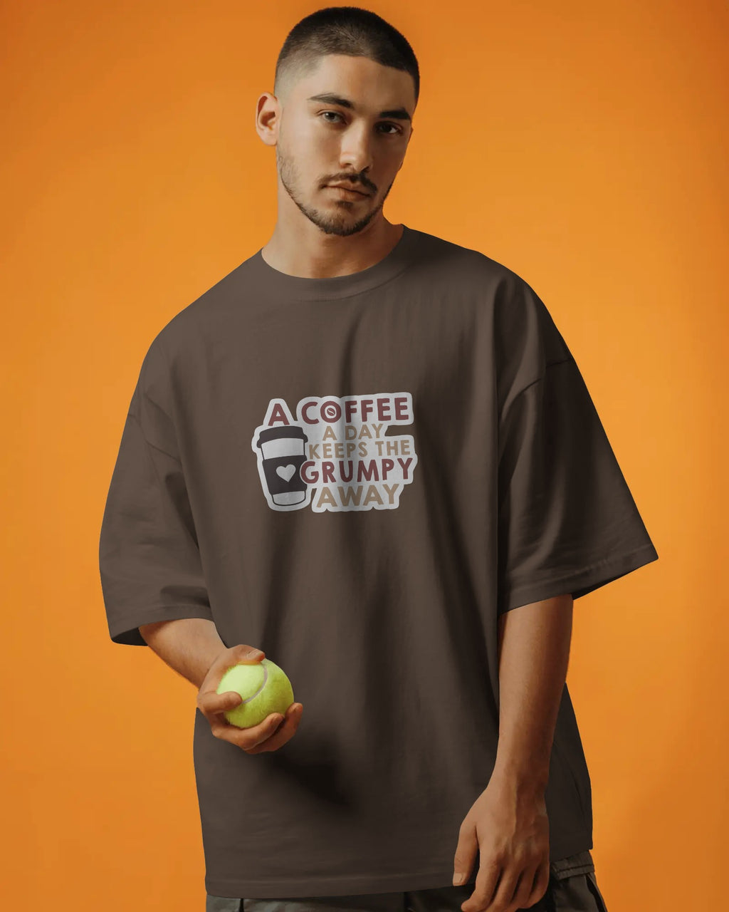 A Coffee a Day Oversized T-Shirt