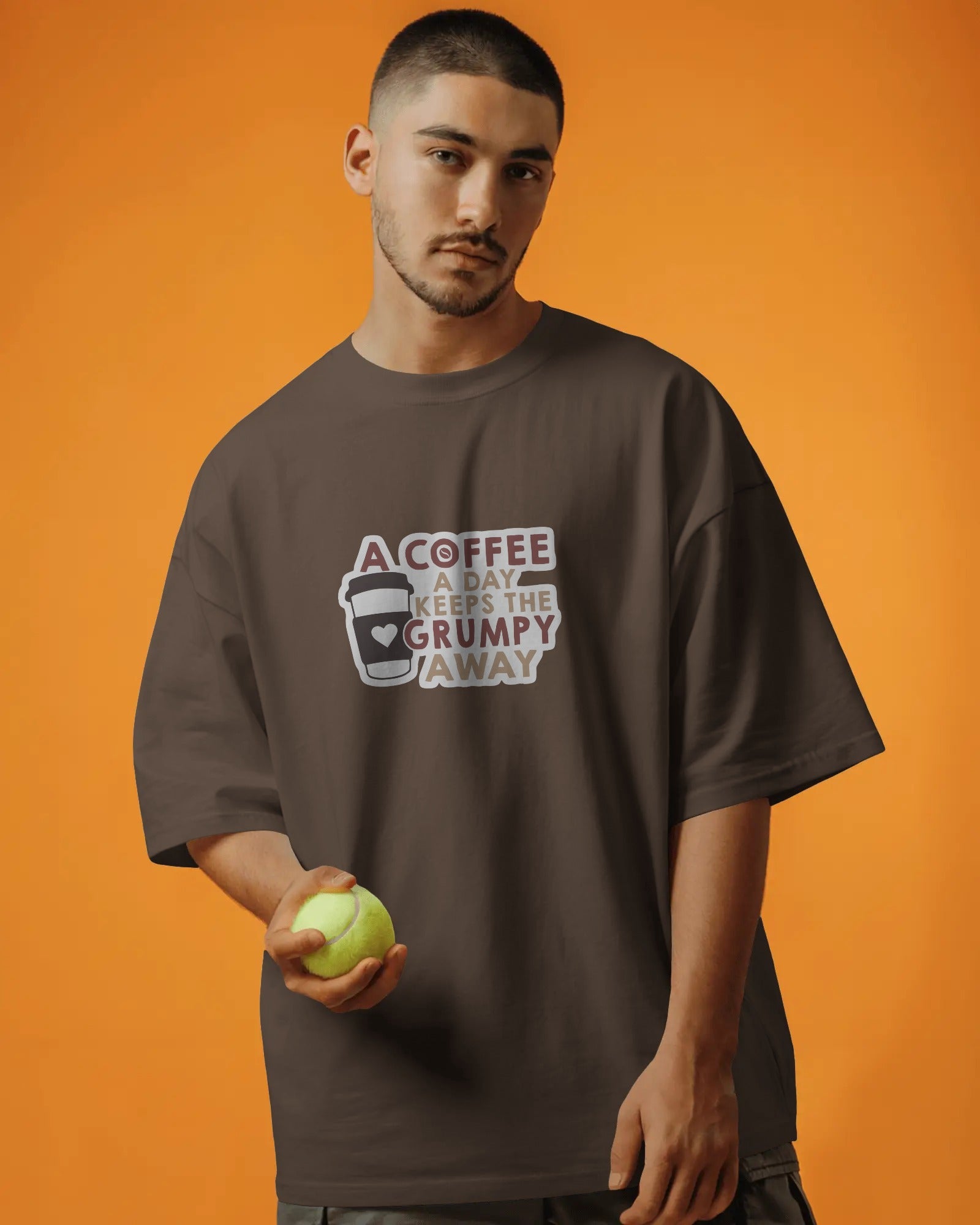 A Coffee a Day Oversized T-Shirt