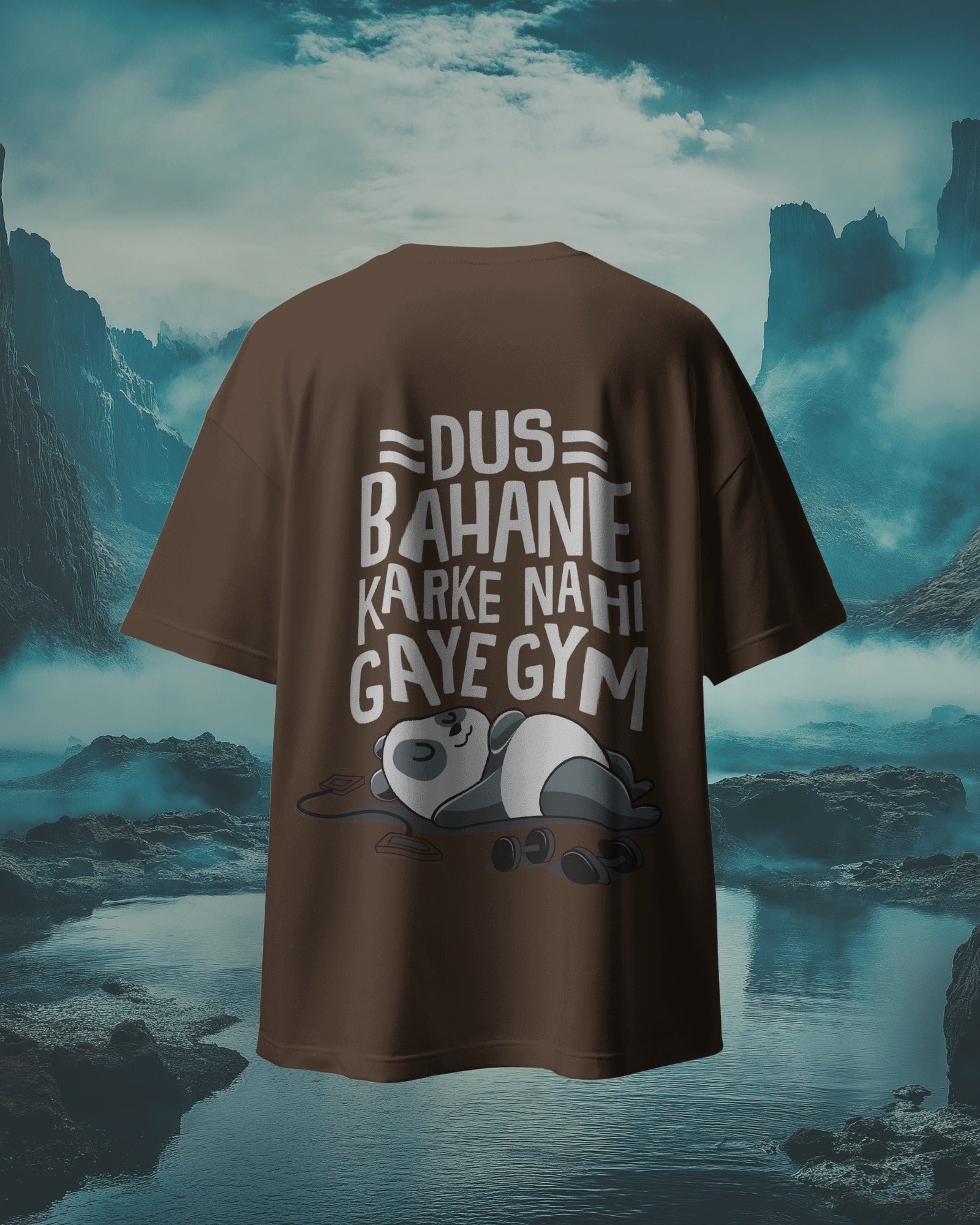 Lazy Panda Gym Excuse Tee