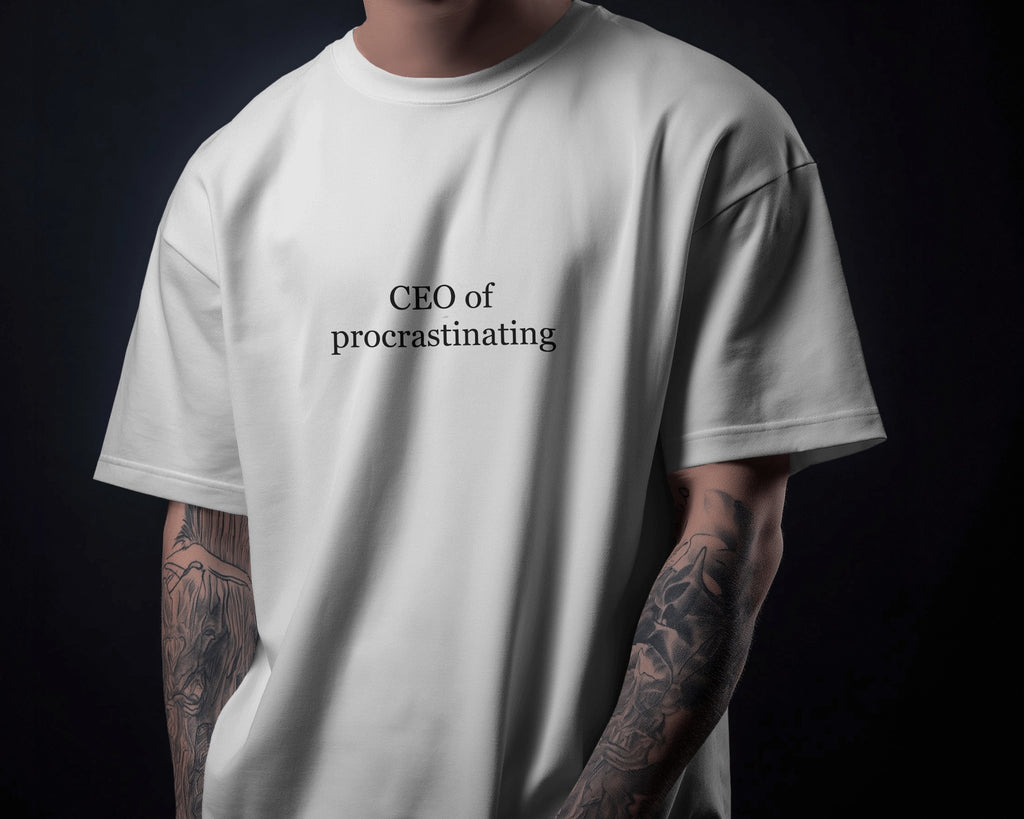 Procrastination CEO Oversized T-Shirt