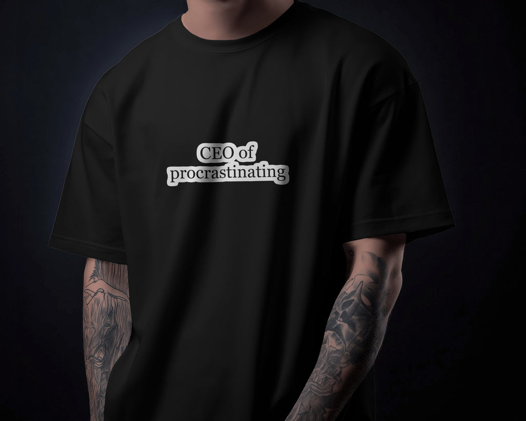 Procrastination CEO Oversized T-Shirt