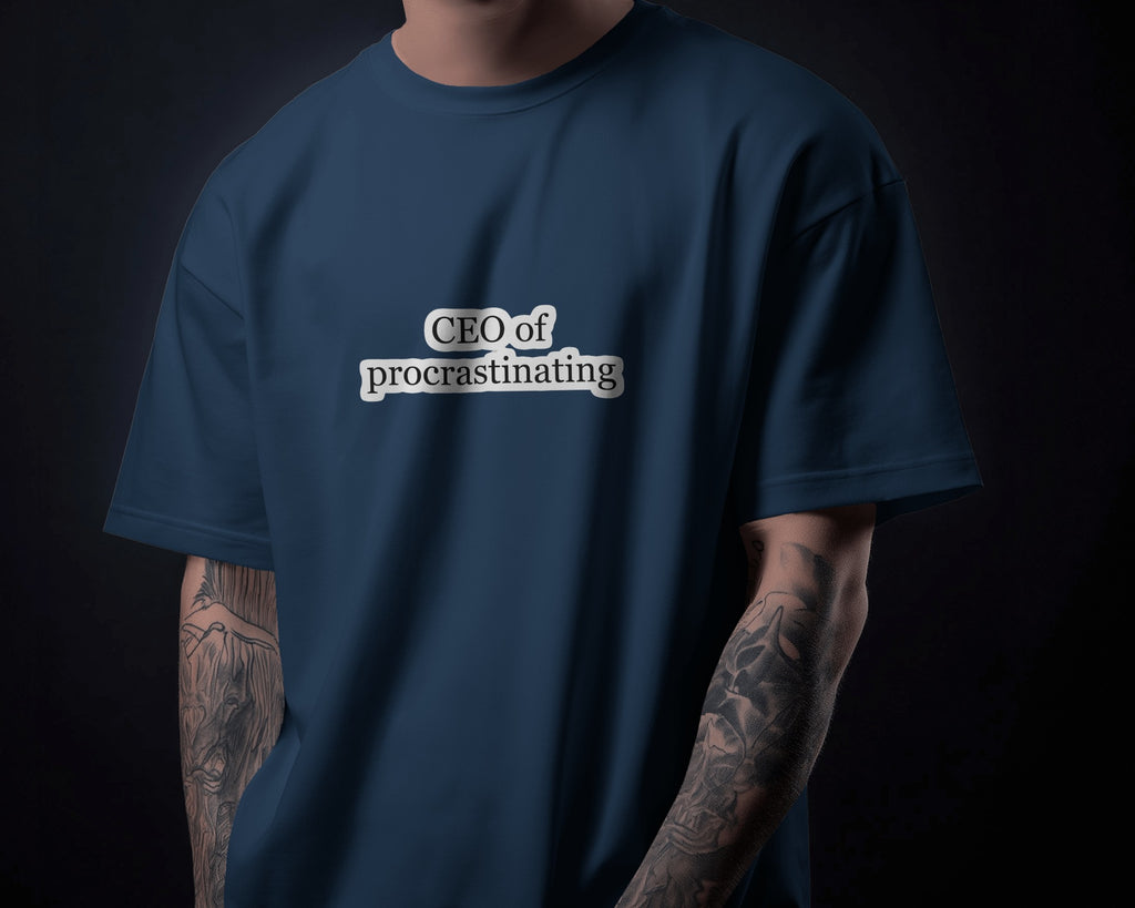 Procrastination CEO Oversized T-Shirt