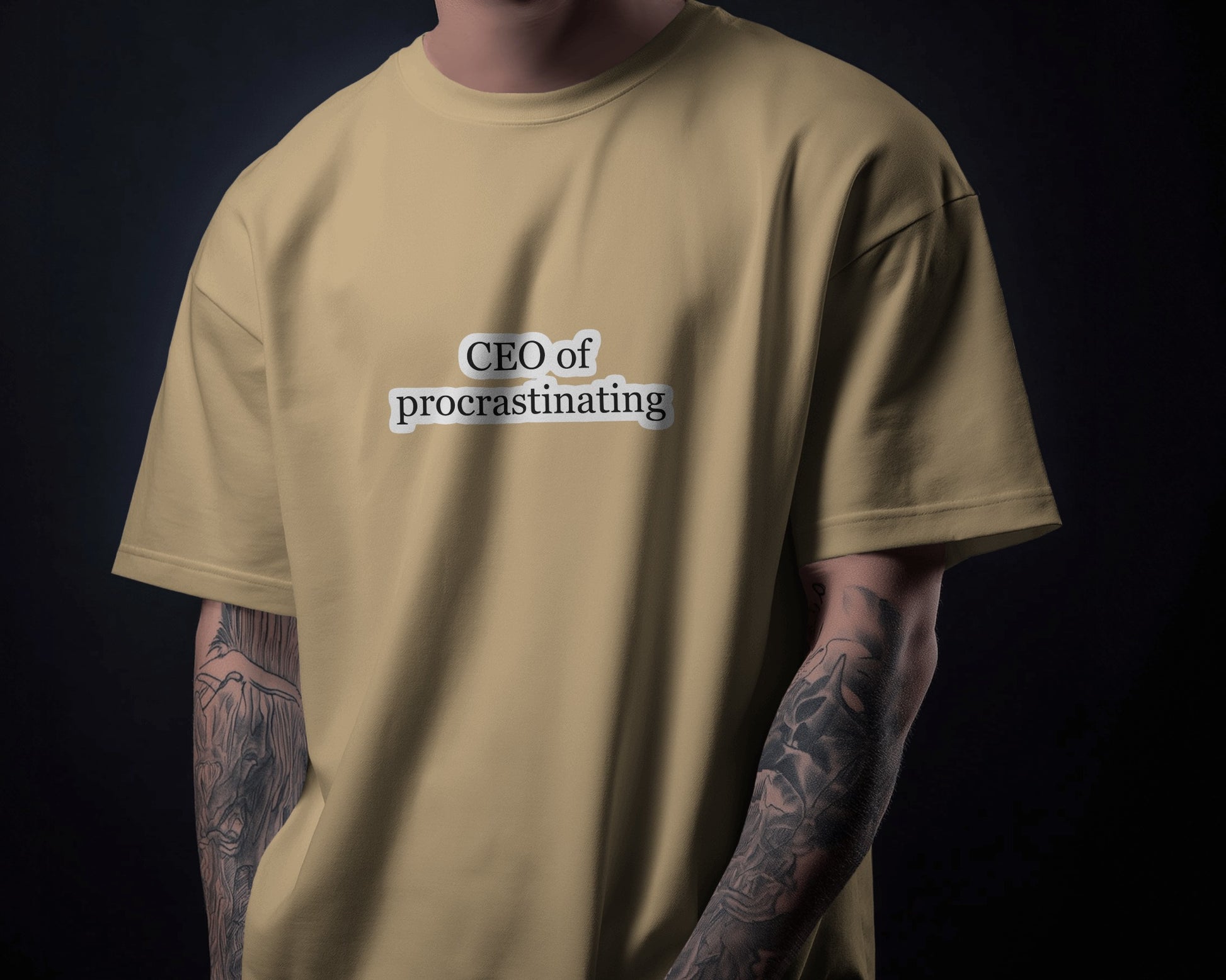 Procrastination CEO Oversized T-Shirt