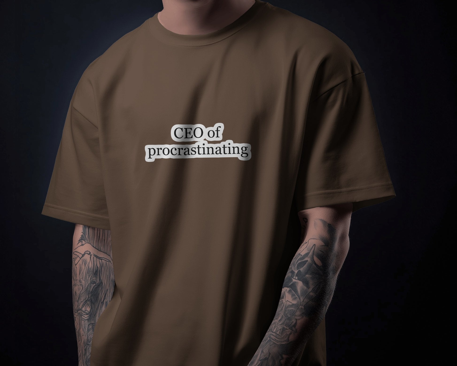 Procrastination CEO Oversized T-Shirt