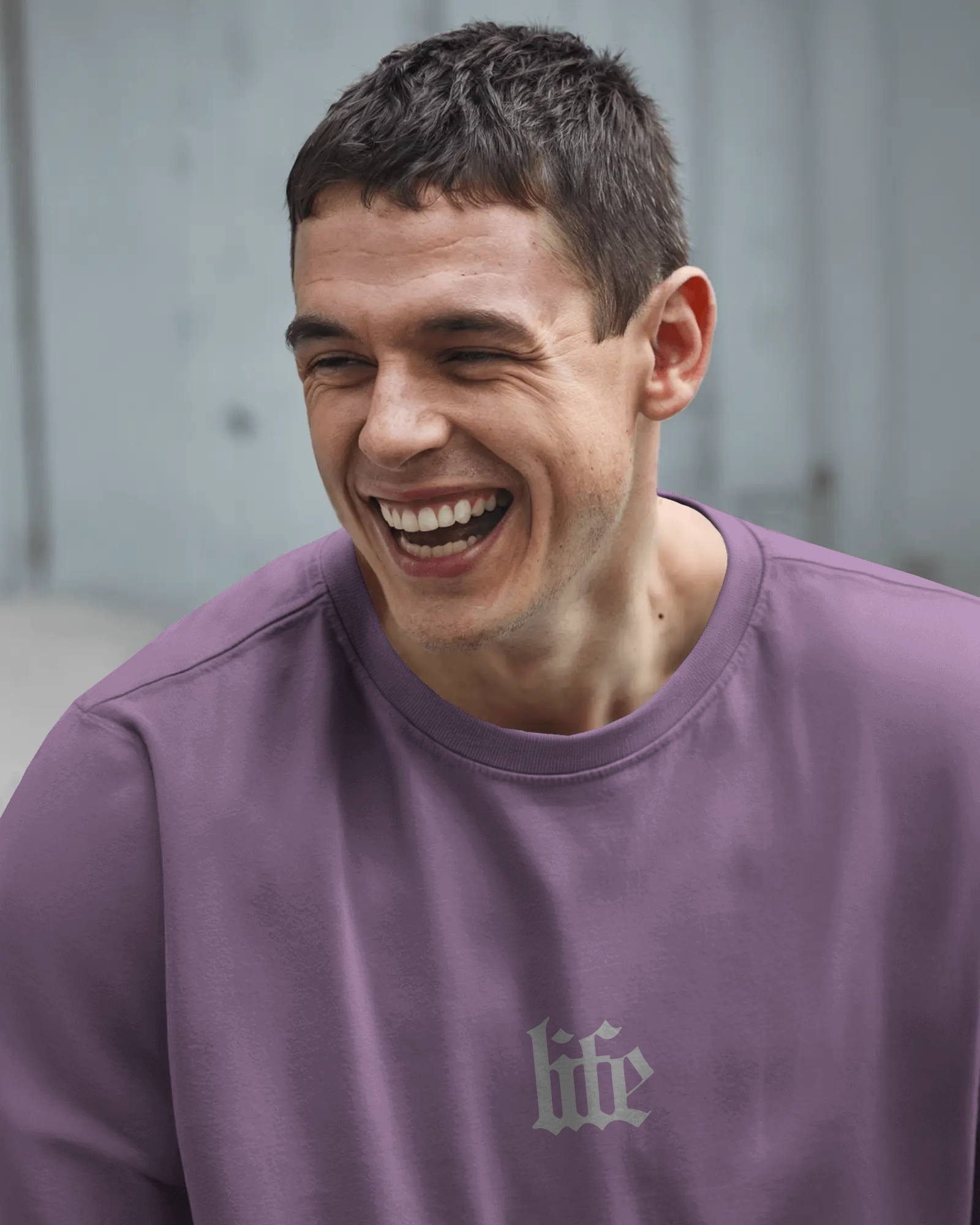 Life Attitude Oversized T-Shirt