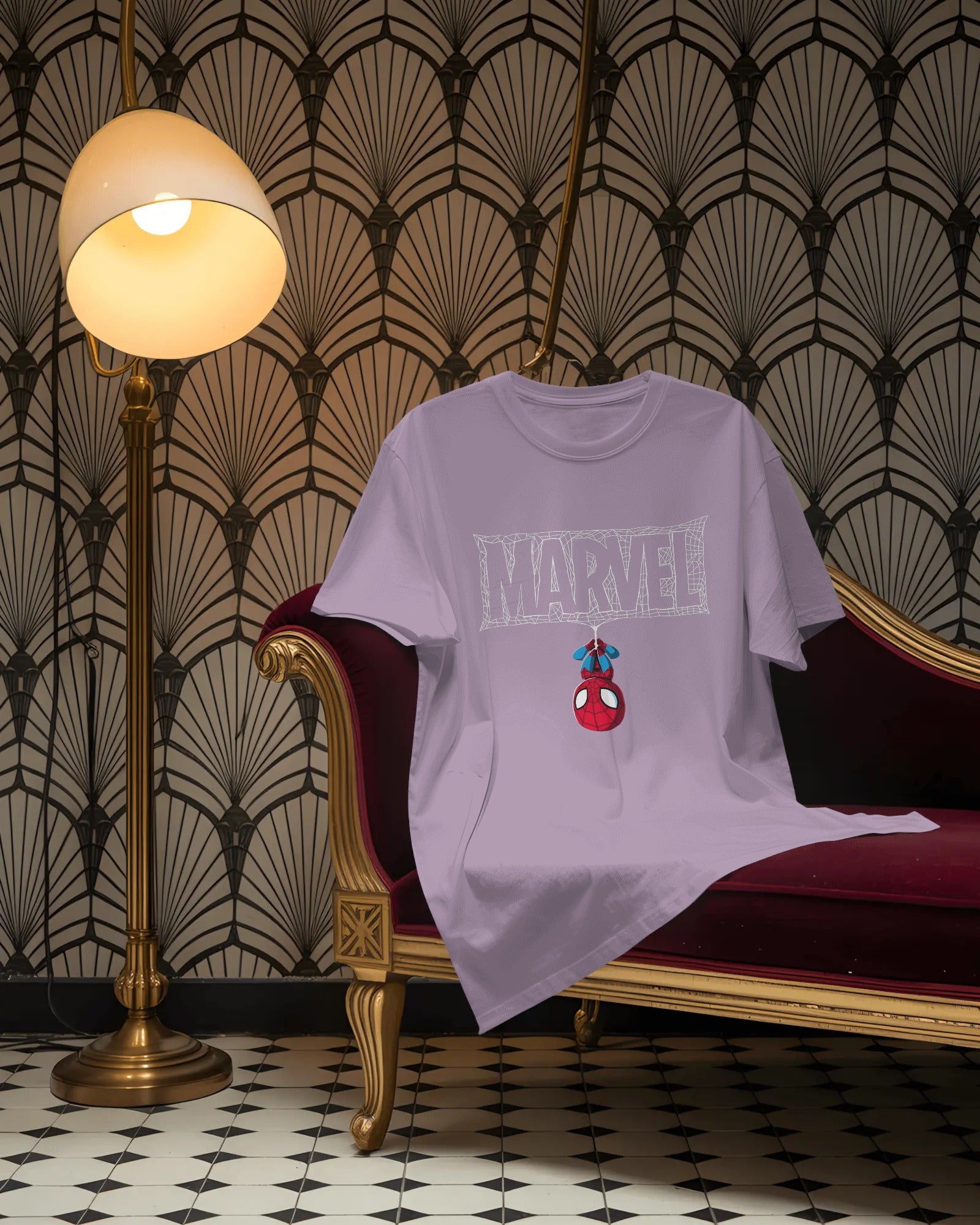 Webbed Marvel Drop Tee