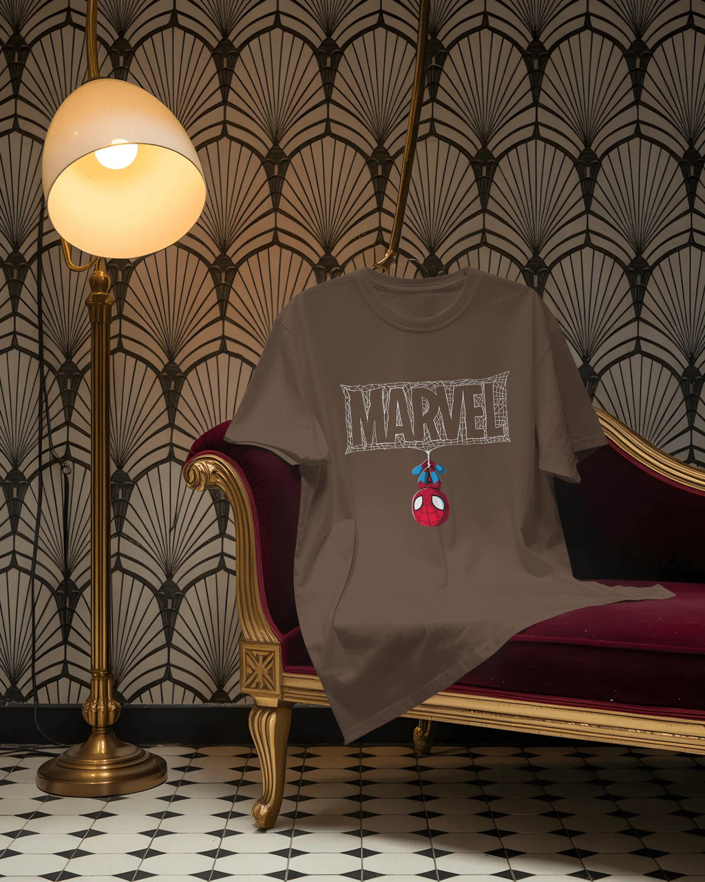 Webbed Marvel Drop Tee