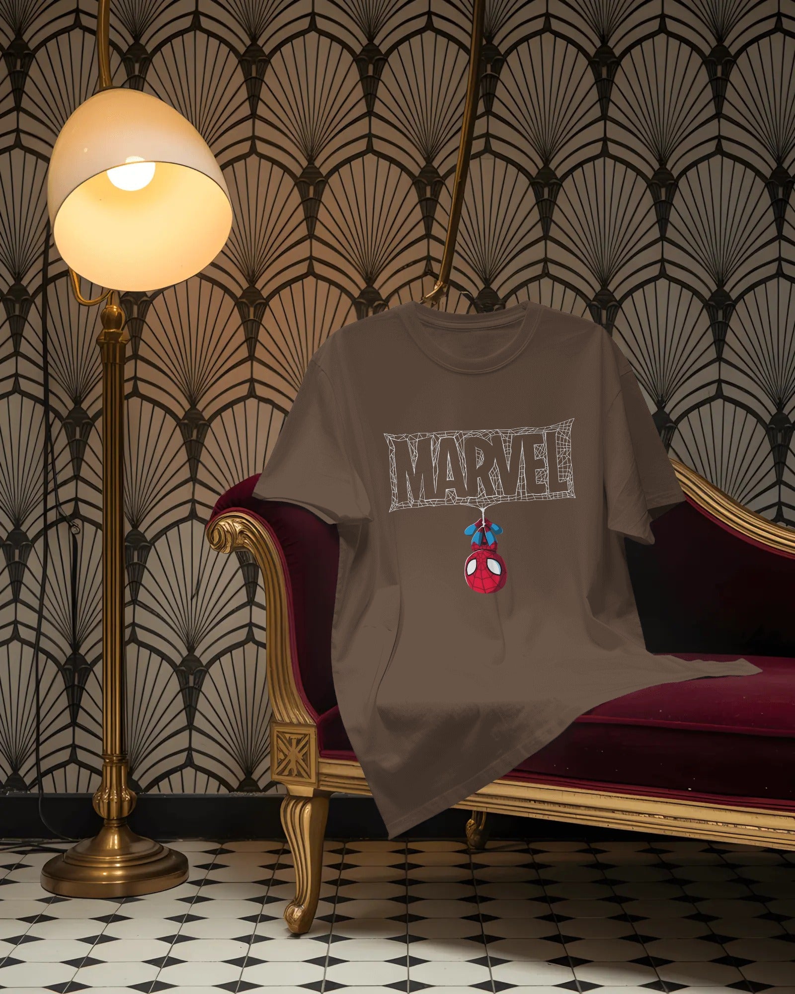 Webbed Marvel Drop Tee