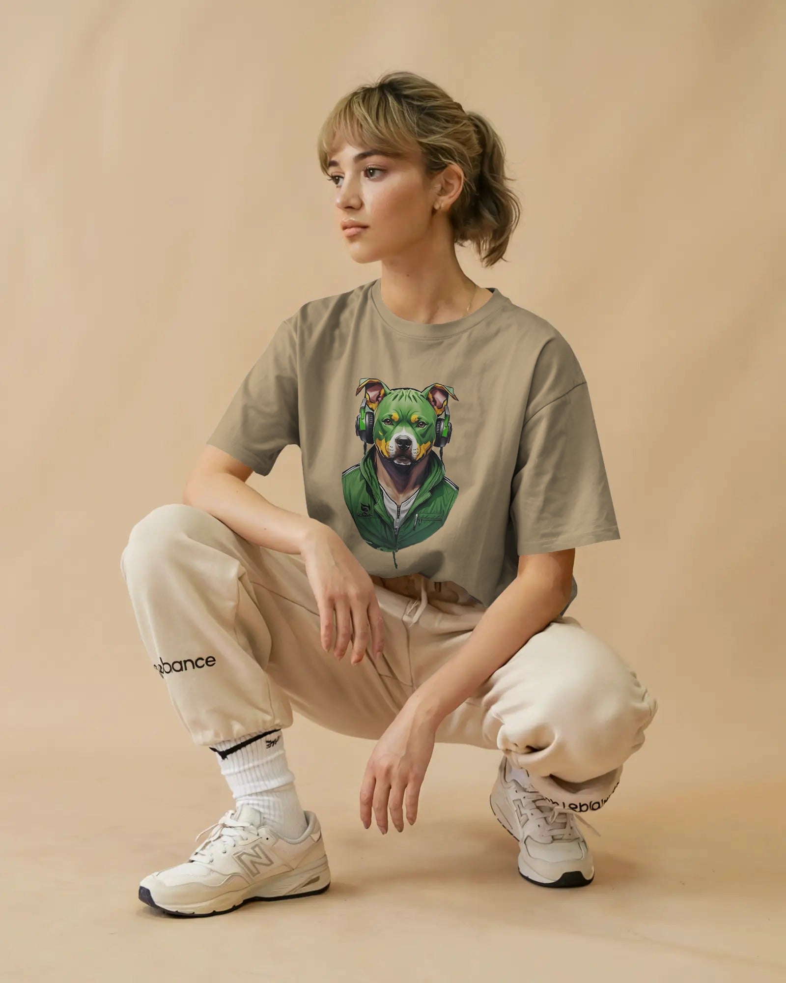 Alpha Beats Oversized Tee