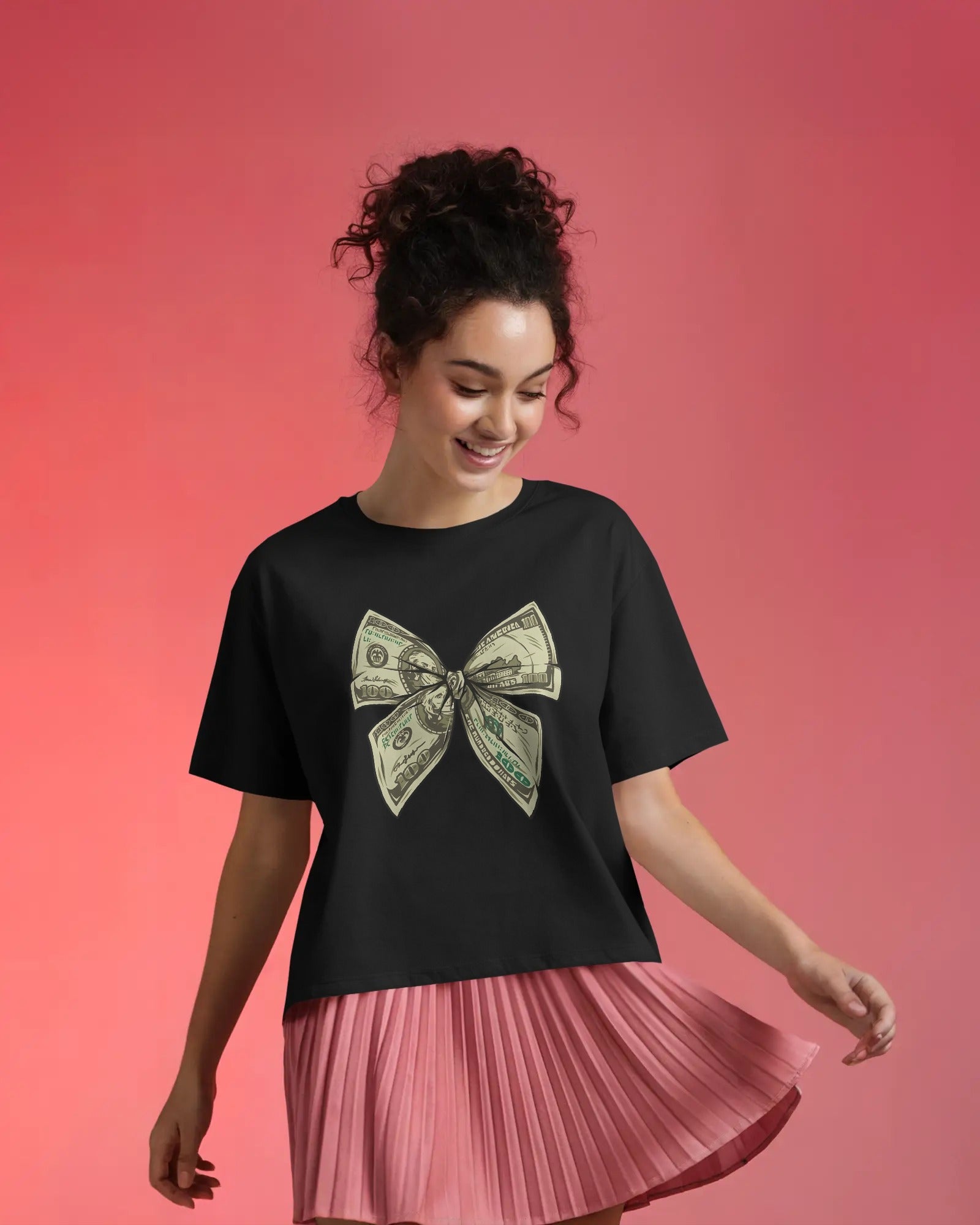 Money Moves Bow Tee
