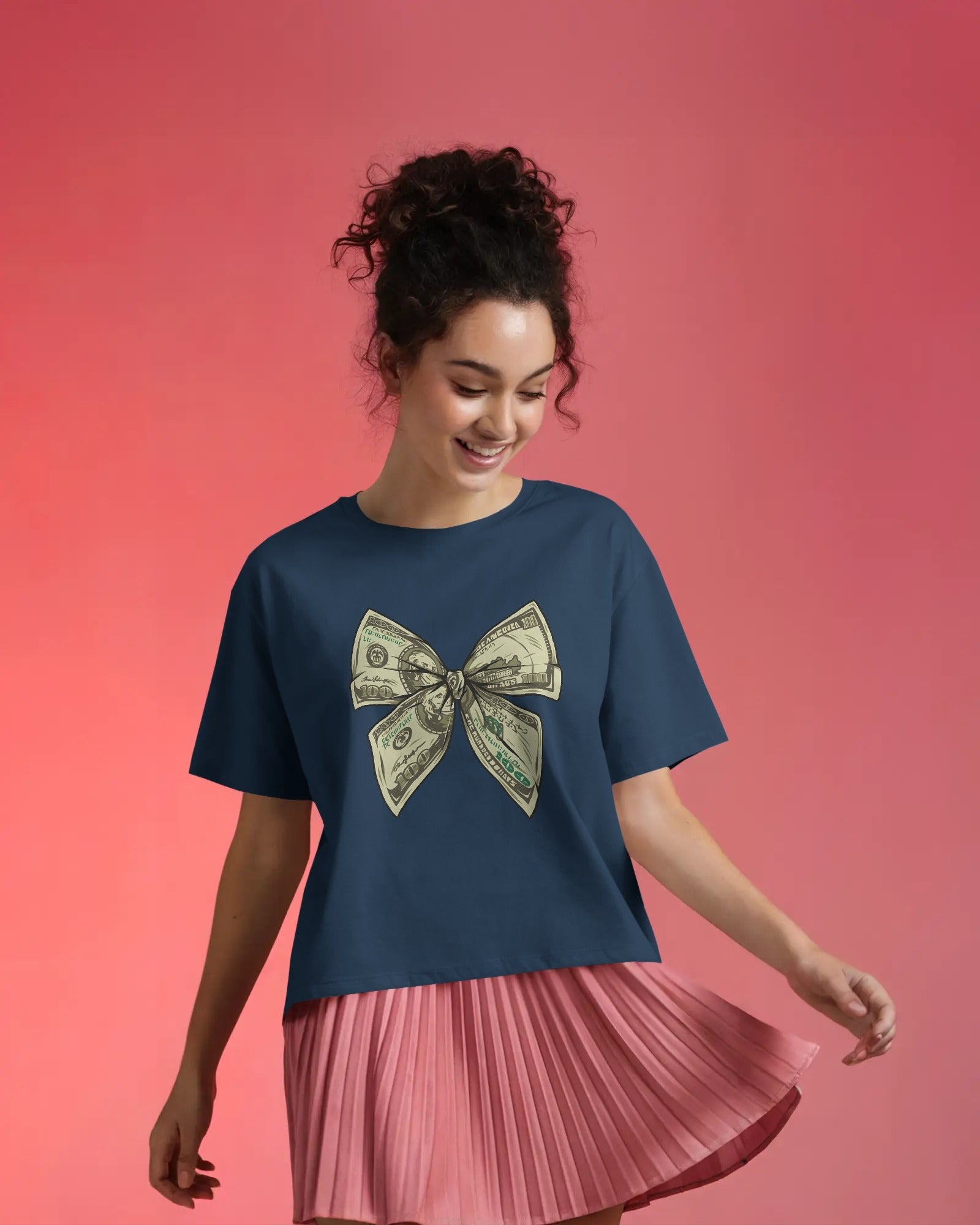 Money Moves Bow Tee