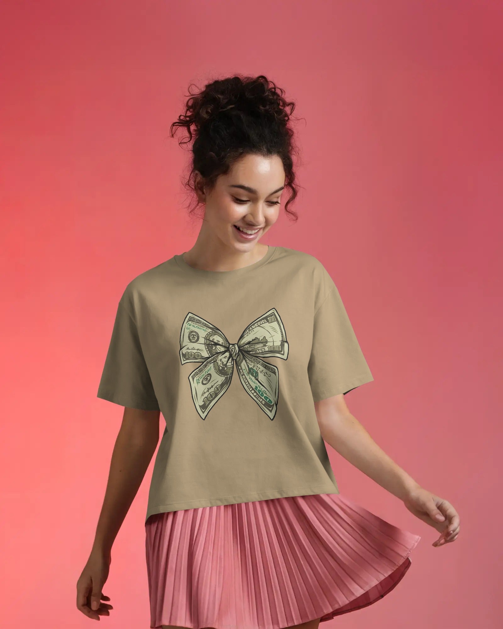 Money Moves Bow Tee