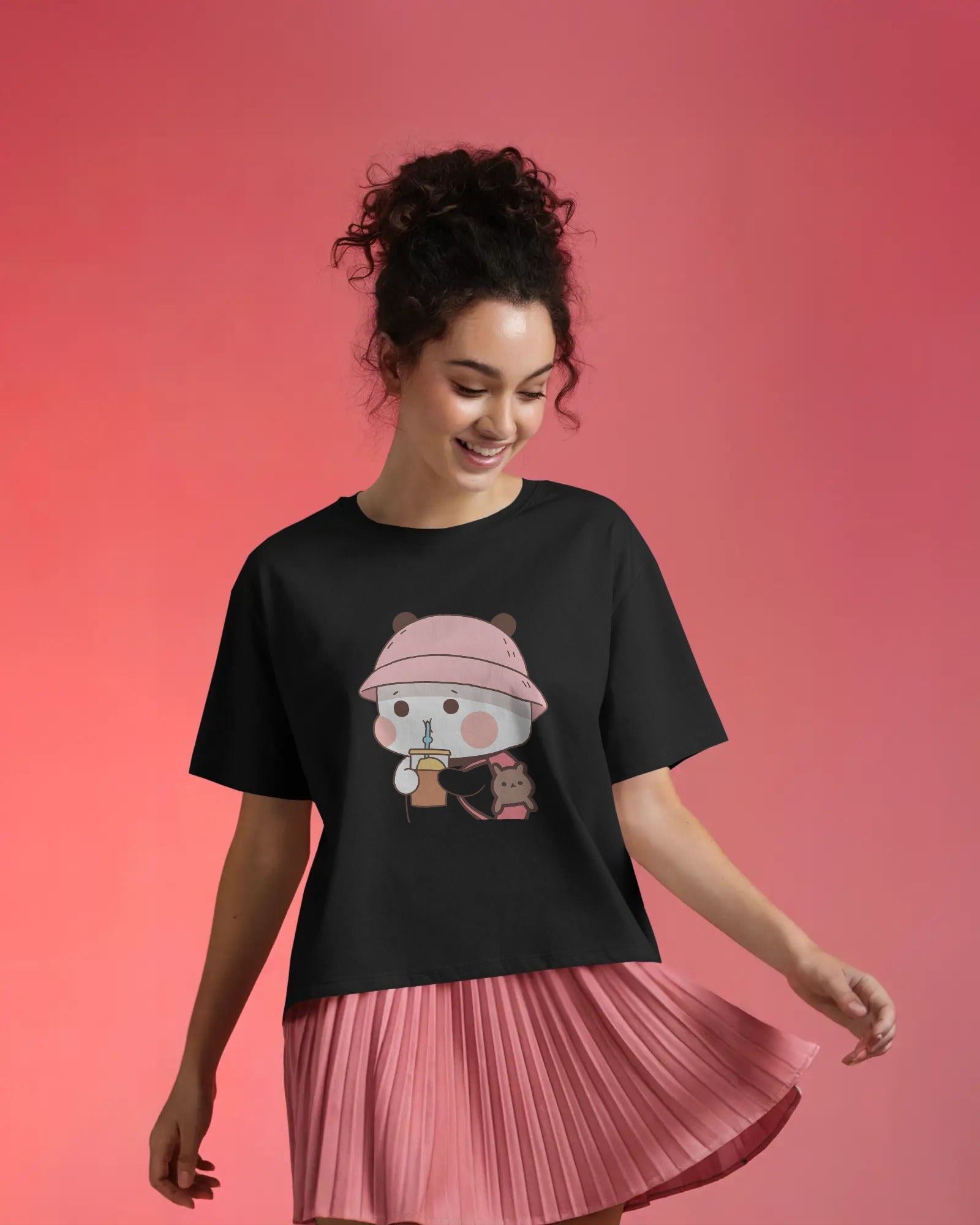 Cozy Bear & Boba Tee