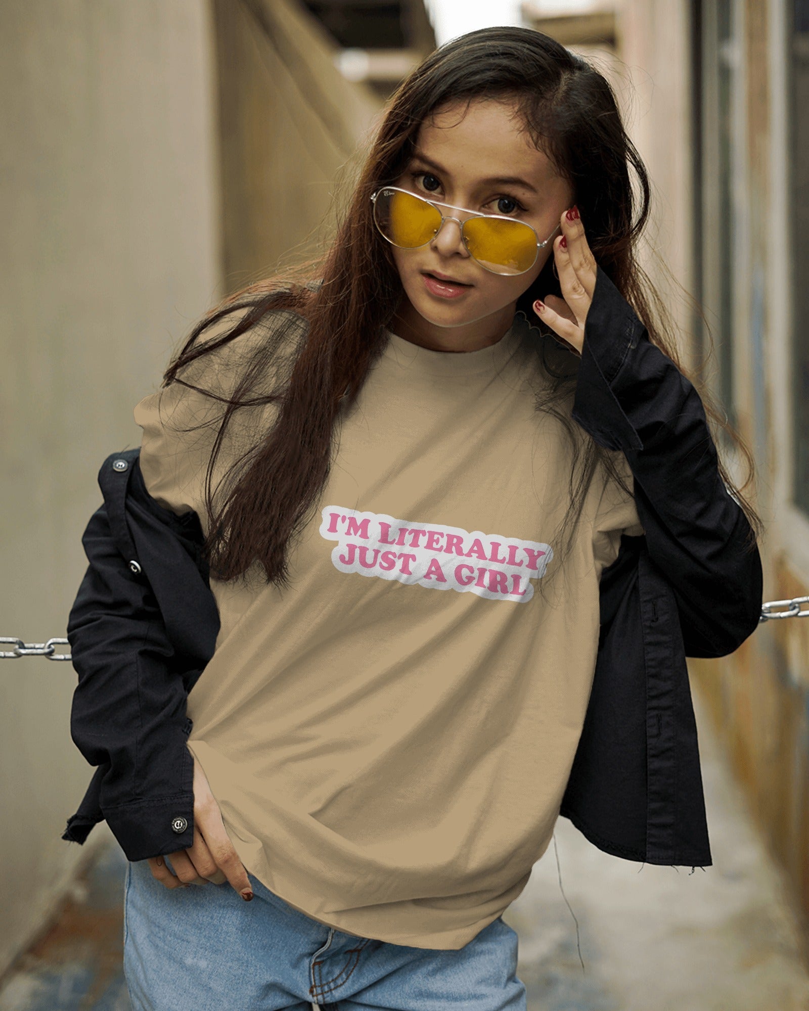 Literally Just a Girl Statement Tee