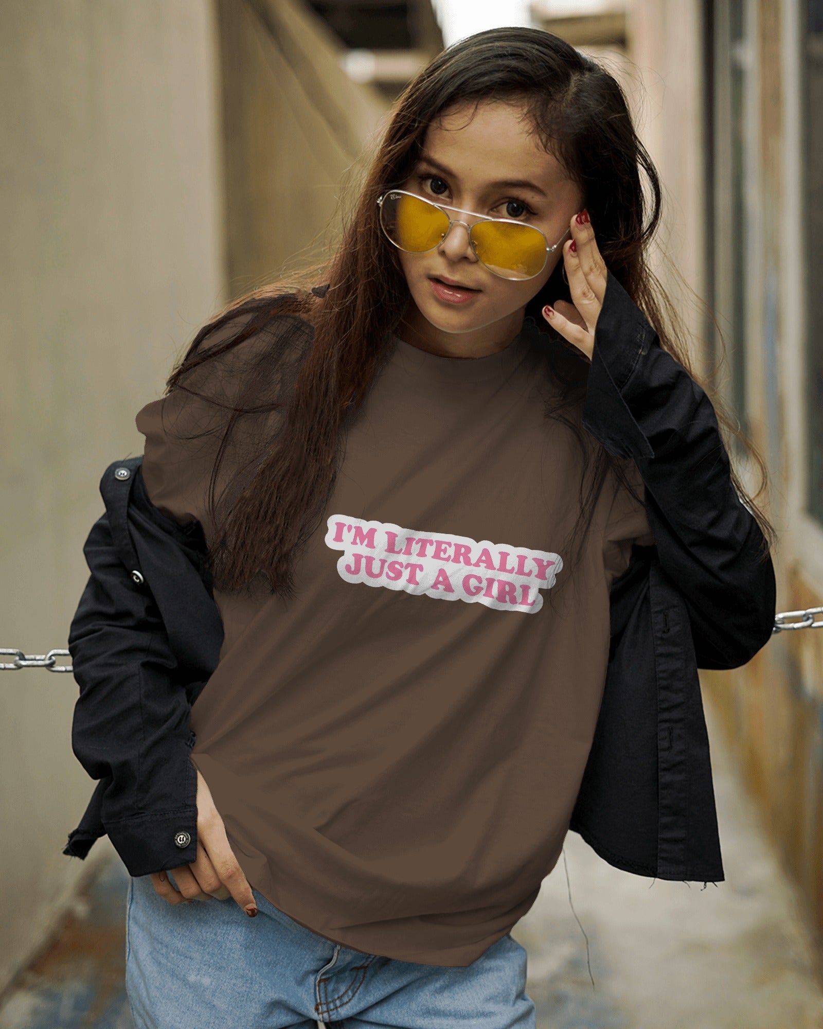 Literally Just a Girl Statement Tee